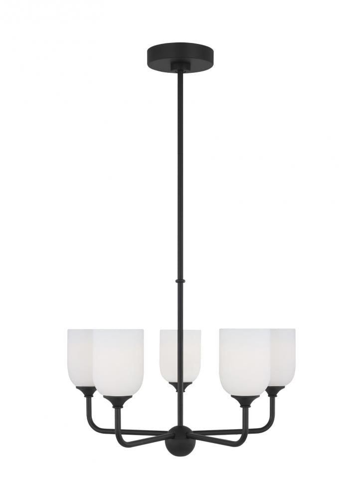 Generation Lighting GLC1085MBK Emile Medium Chandelier