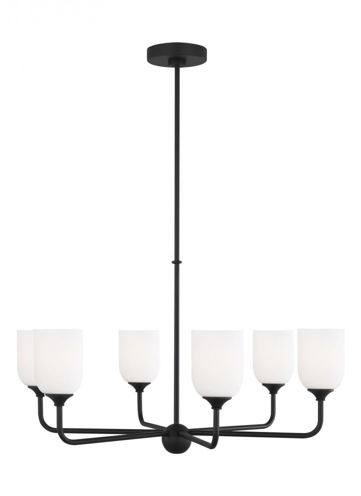 Generation Lighting GLC1096MBK Emile Large Chandelier