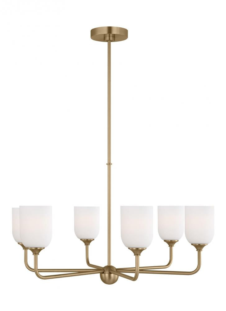 Generation Lighting GLC1096SB Emile Large Chandelier