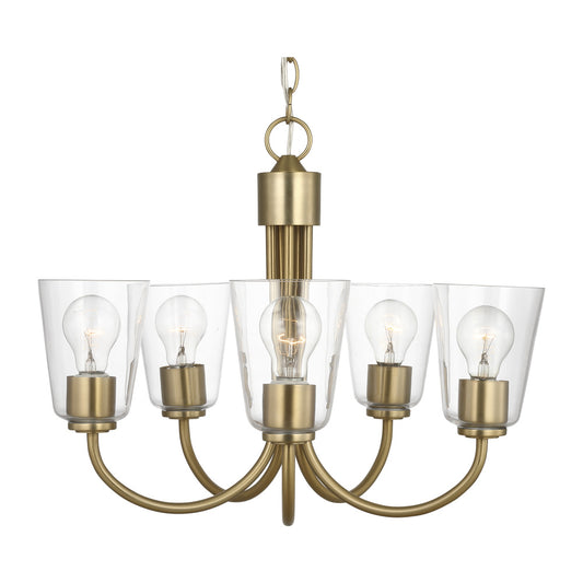 Generation Lighting GLC1145SB Miles Five Light Chandelier
