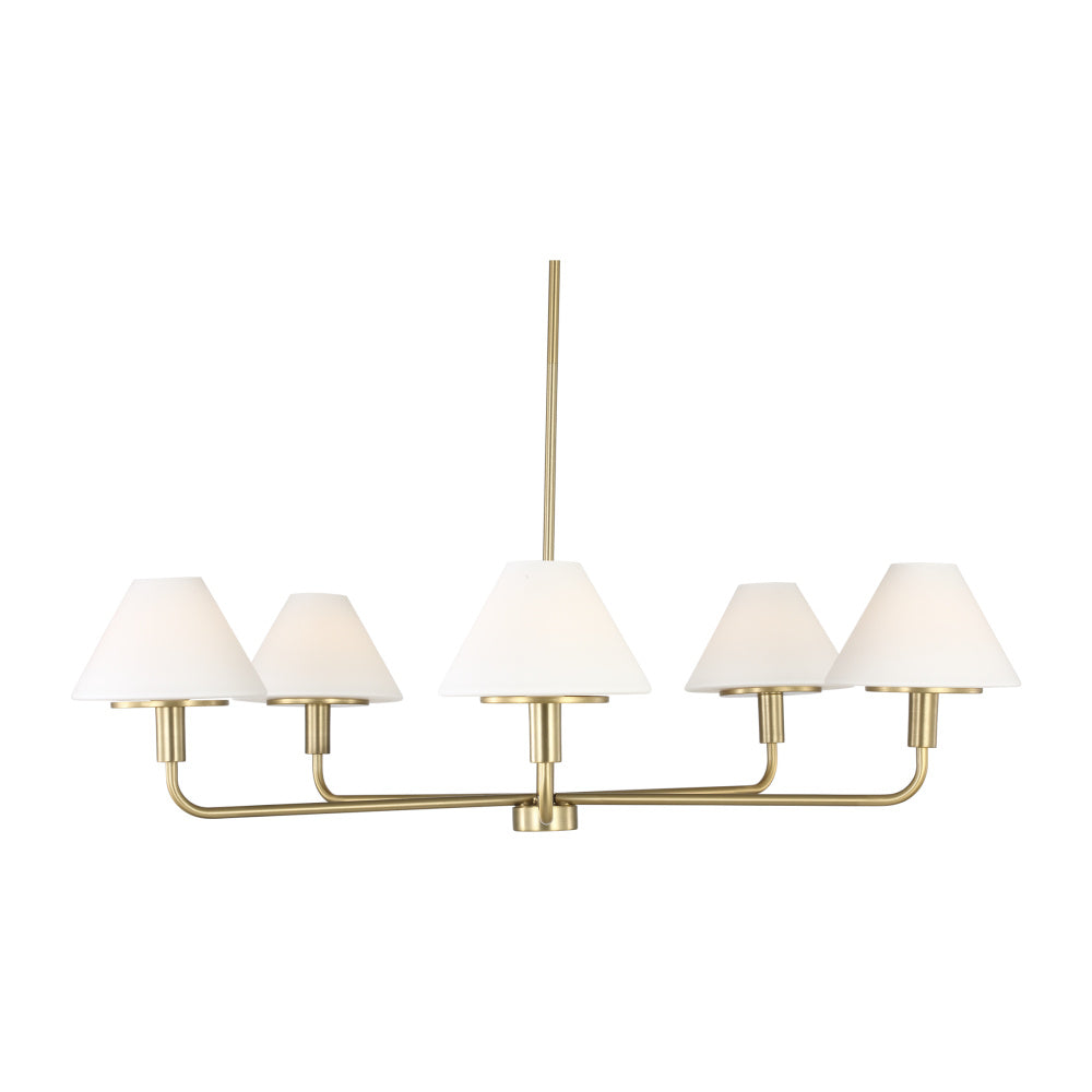 Generation Lighting GLC1235SB Mendota Five Light Chandelier