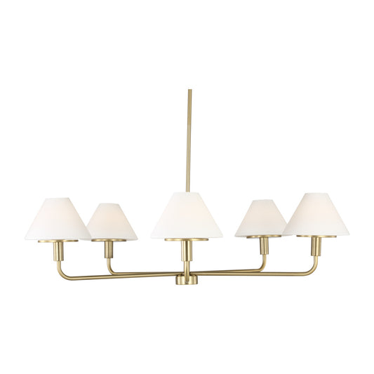 Generation Lighting GLC1235SB Mendota Five Light Chandelier