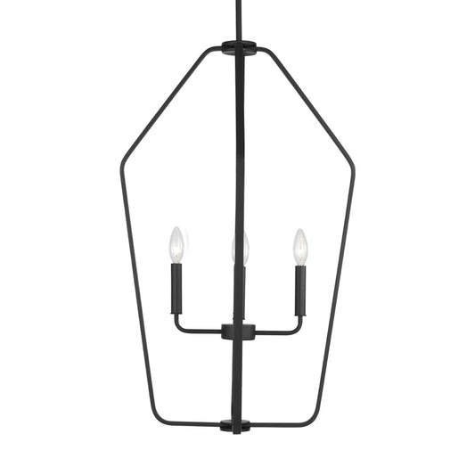 Generation Lighting GLC1274MBK Kennan Four Light Chandelier