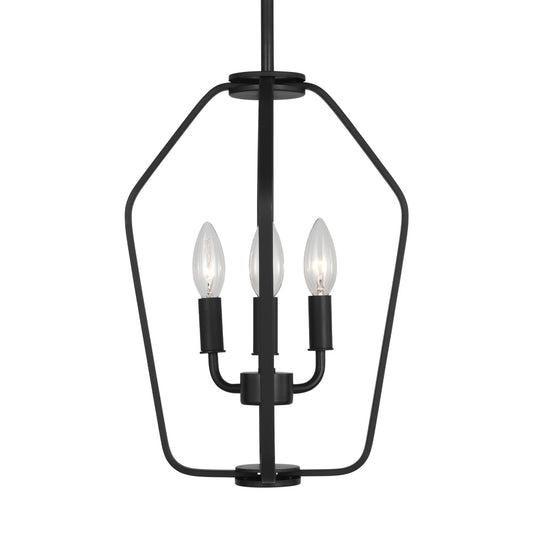 Generation Lighting GLC1283MBK Kennan Three Light Chandelier