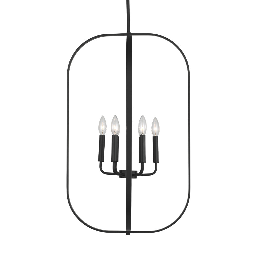 Generation Lighting GLC1316MBK Loretto Six Light Chandelier