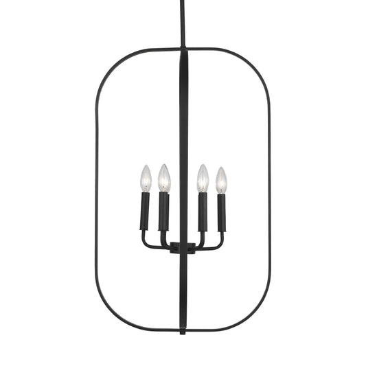Generation Lighting GLC1316MBK Loretto Six Light Chandelier