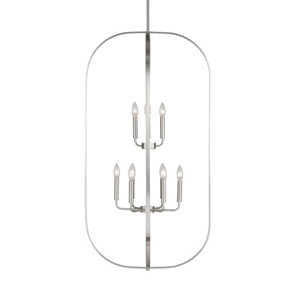 Generation Lighting GLC1329BS Loretto Nine Light Chandelier