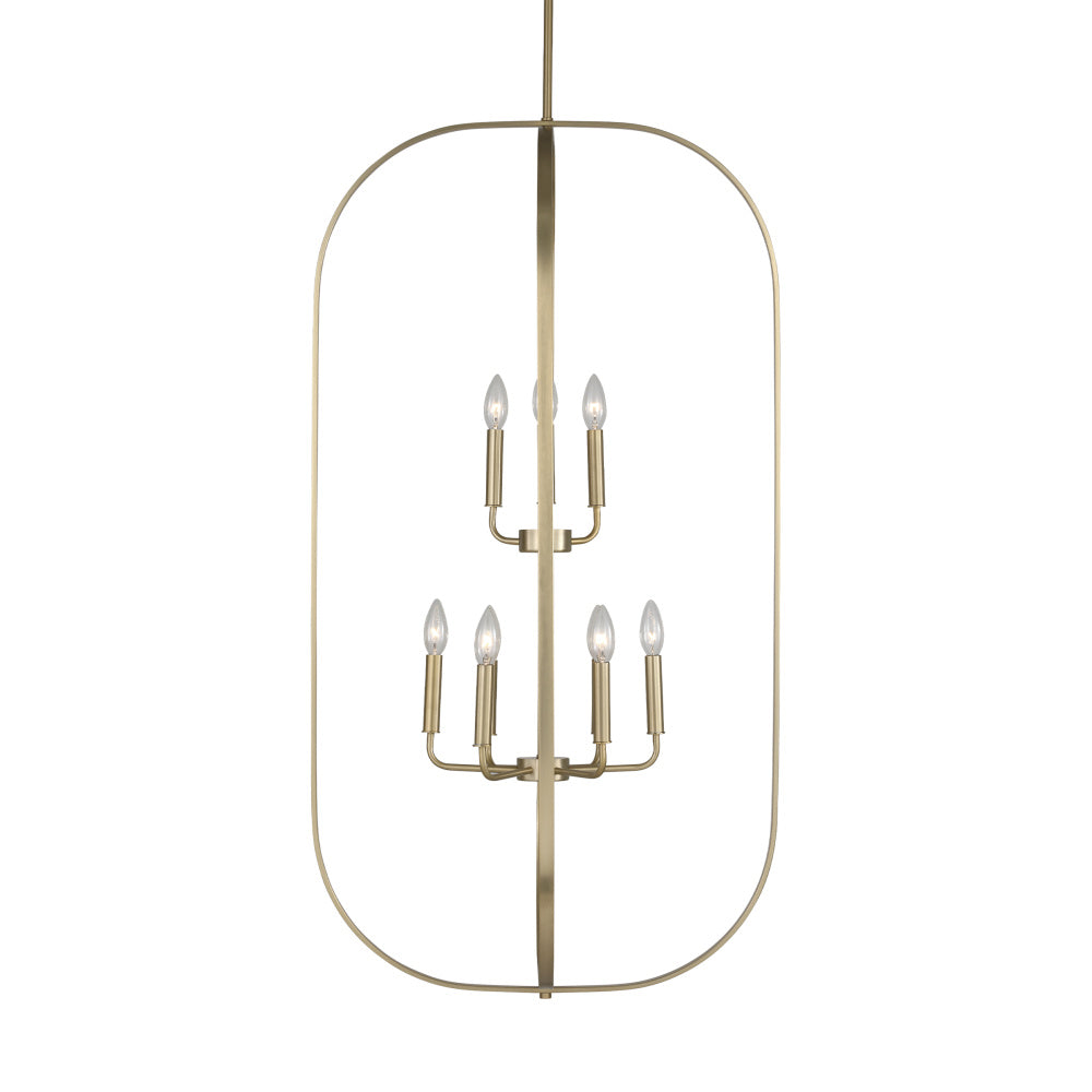 Generation Lighting GLC1329SB Loretto Nine Light Chandelier