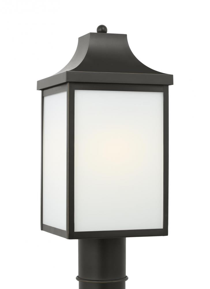 Generation Lighting GLO1051ANBZ Say brook One Light Medium Post