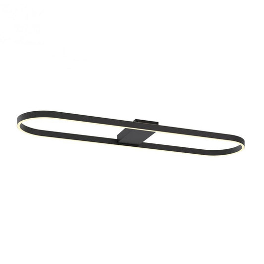AFX GLOL4812L30D1BK Glo 48'' Linear Semi-Flush Led 40W 120V BK