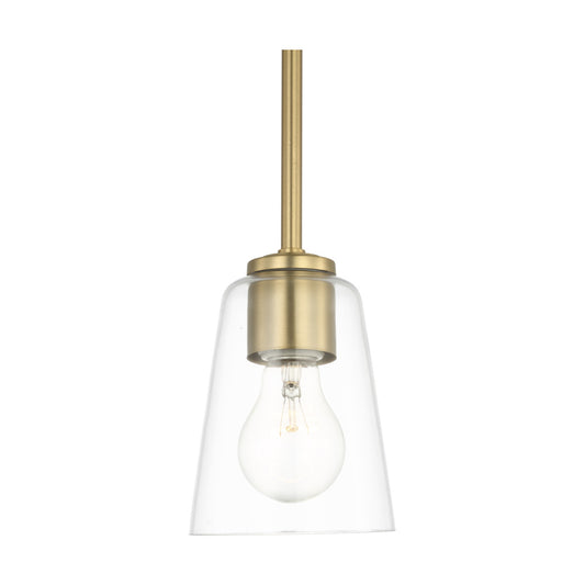 Generation Lighting GLP1041SB Miles One Light Mini-Pendant