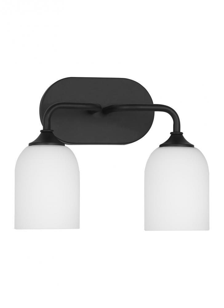 Generation Lighting GLV1022MBK Emile Medium Vanity
