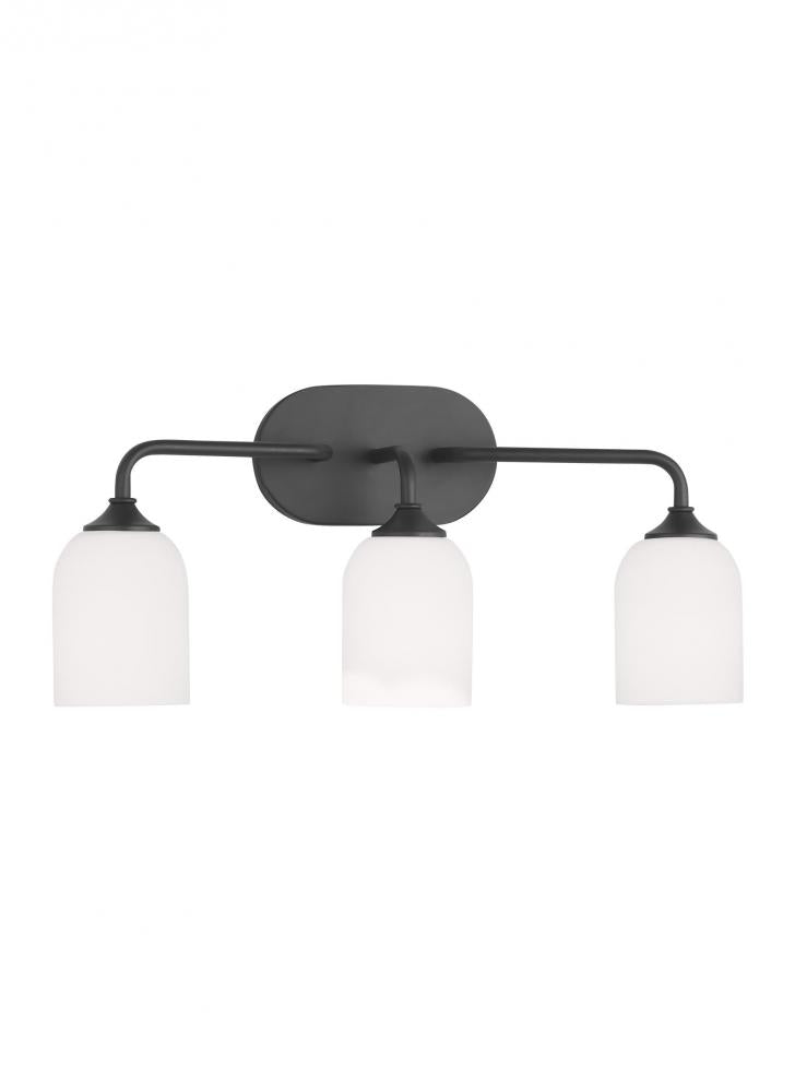 Generation Lighting GLV1023MBK Emile Large Vanity
