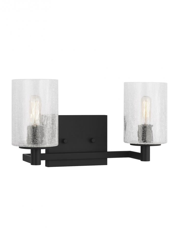 Generation Lighting GLV1032MBK Two Light Wall/Bath