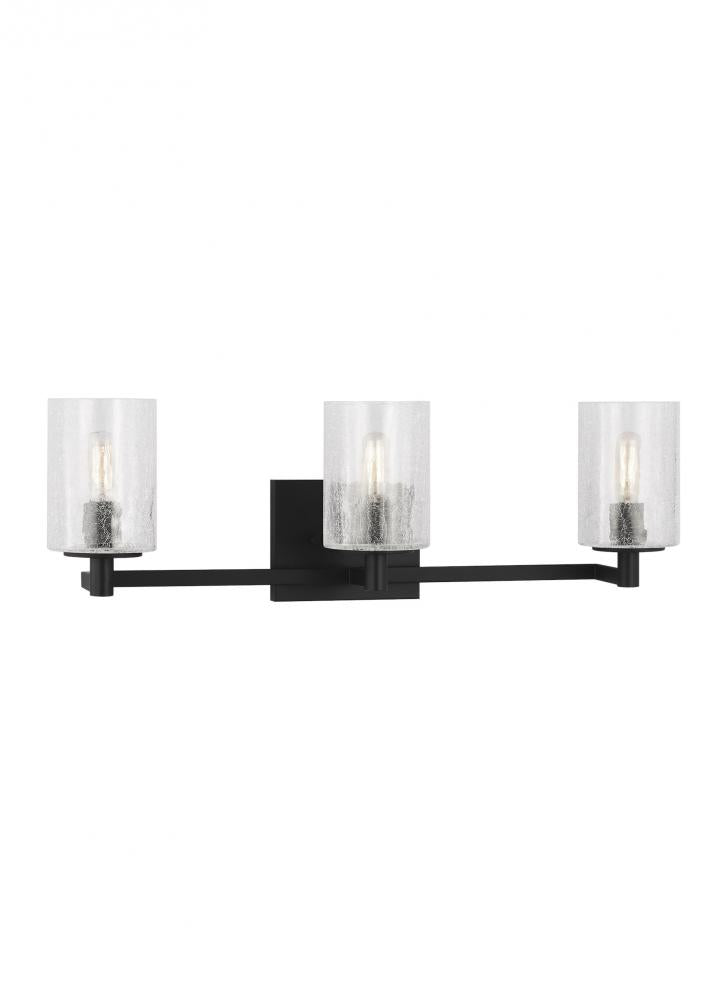 Generation Lighting GLV1033MBK Three Light Wall/Bath