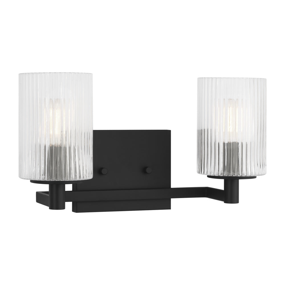 Generation Lighting GLV1042EN/MBK Two Light Wall/Bath