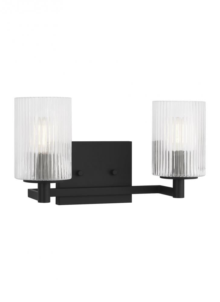 Generation Lighting GLV1042MBK Two Light Wall/Bath