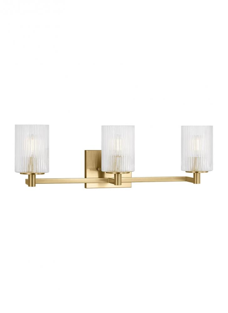 Generation Lighting GLV1043SB Three Light Wall/Bath
