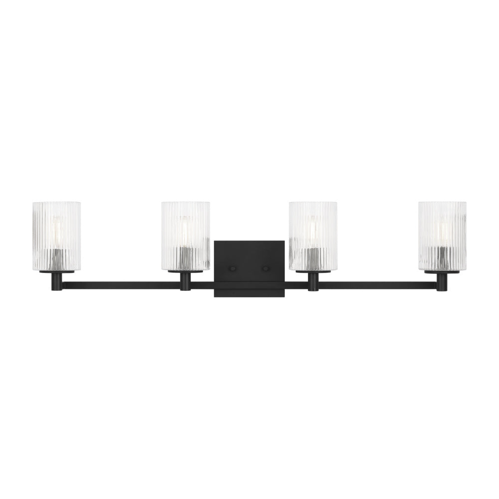 Generation Lighting GLV1044EN/MBK Four Light Wall/Bath