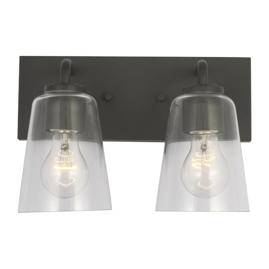 Generation Lighting GLV1062MBK Miles Medium Vanity