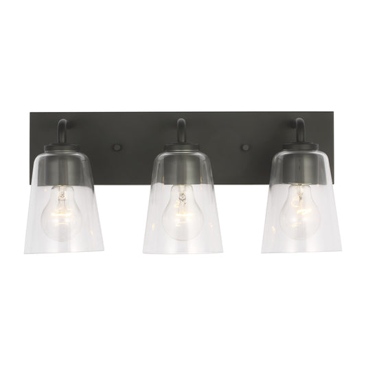 Generation Lighting GLV1063MBK Miles Large Vanity
