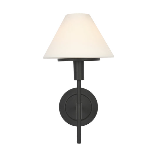 Generation Lighting GLW1011MBK Mendota Small Sconce