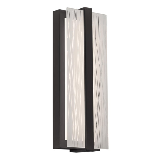 AFX GLYS0514LAJUDBK Gallery 14'' LED Sconce 120-277V 14W 5CCT BK