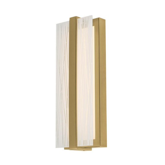 AFX GLYS0514LAJUDLB Gallery 14'' LED Sconce 120-277V 14W 5CCT LB