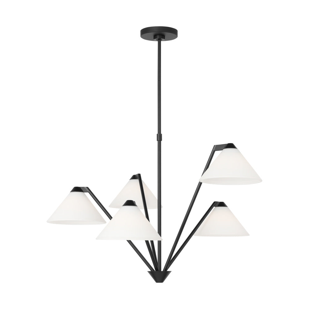 Generation Lighting GLC1255MBK Werley Large Chandelier