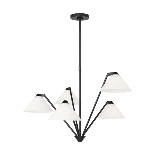 Generation Lighting GLC1255MBK Werley Large Chandelier