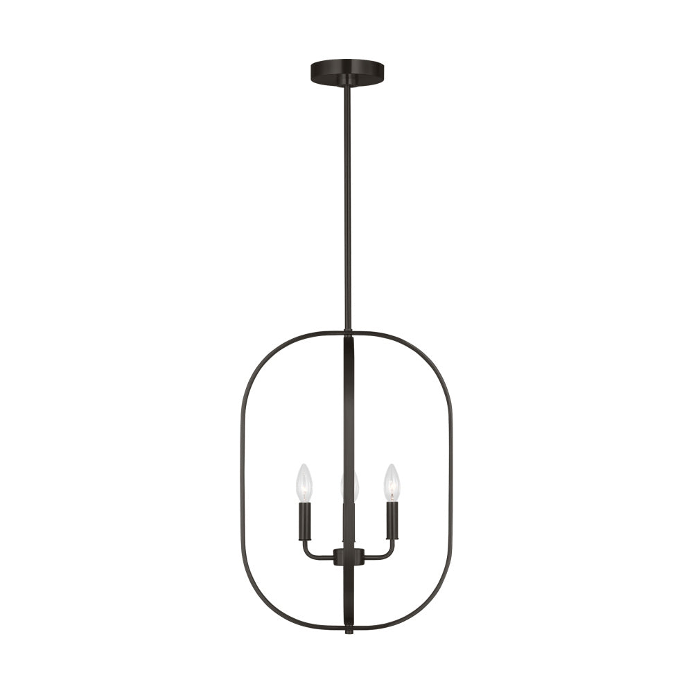 Generation Lighting GLC1304MBK Loretto Four Light Chandelier