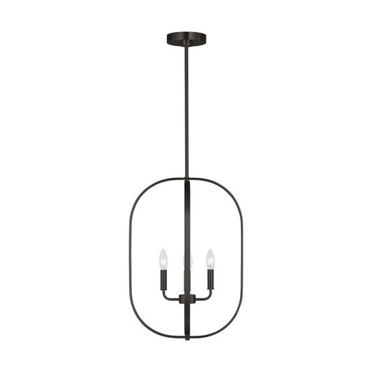 Generation Lighting GLC1304MBK Loretto Four Light Chandelier