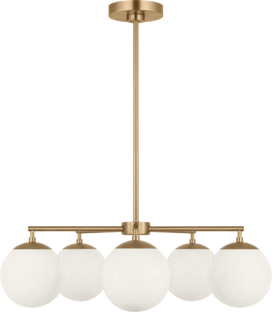 Generation Lighting GLC1795SB Nube Five Light Chandelier