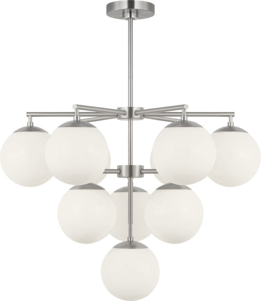 Generation Lighting GLC18010BN Nube Ten Light Chandelier