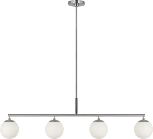Generation Lighting GLC1814BN Nube Four Light Linear Chandelier