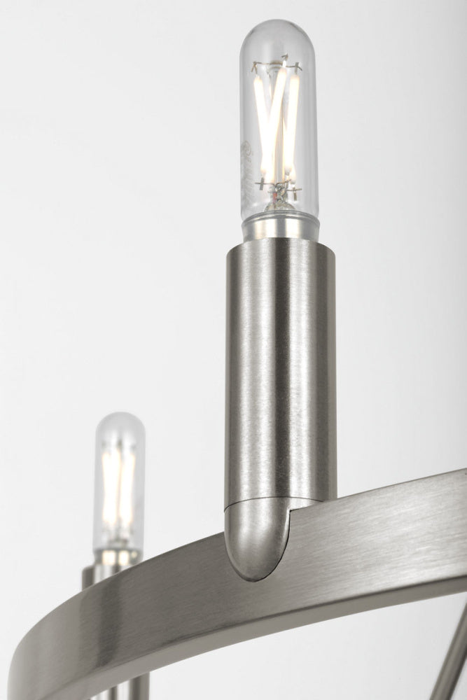 Generation Lighting GLC2016BN Mirla Six Light Chandelier