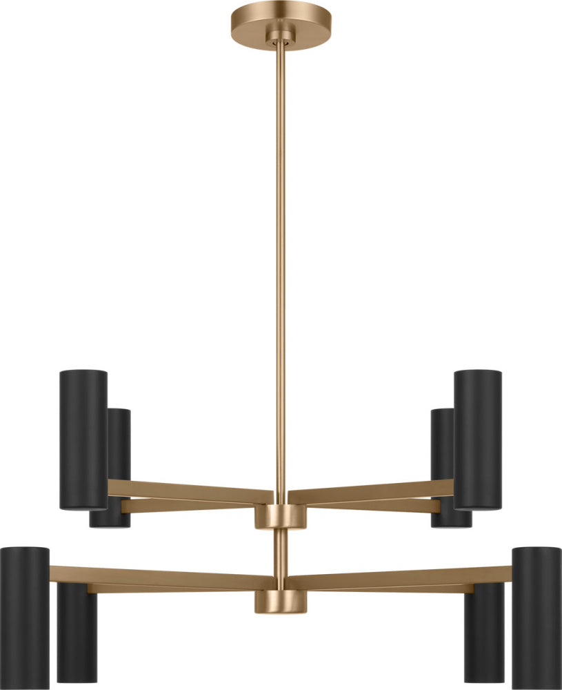 Generation Lighting GLC2068SB Zentro Eight Light Chandelier