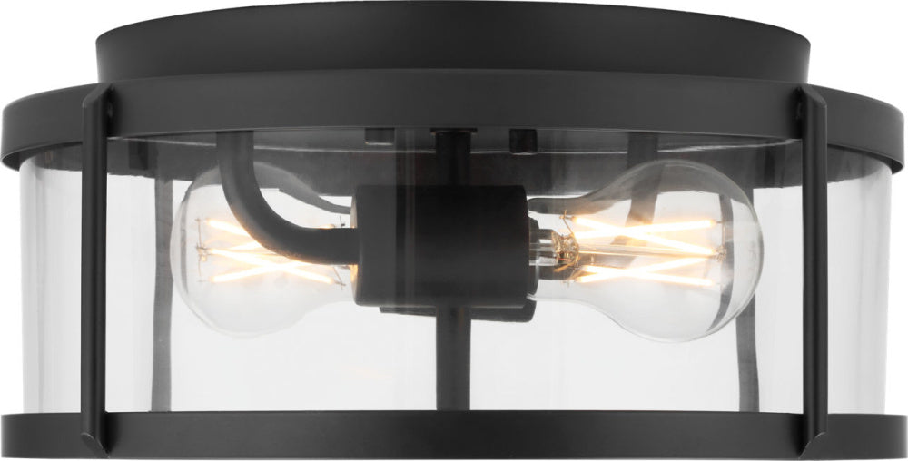 Generation Lighting GLF1732MBK Lumra 13 Flush Mount