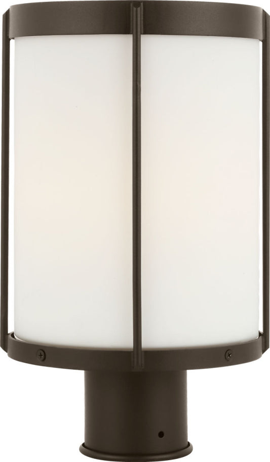 Generation Lighting GLO1741OE-ANBZ Luning 13 One Light Outdoor Post Lantern