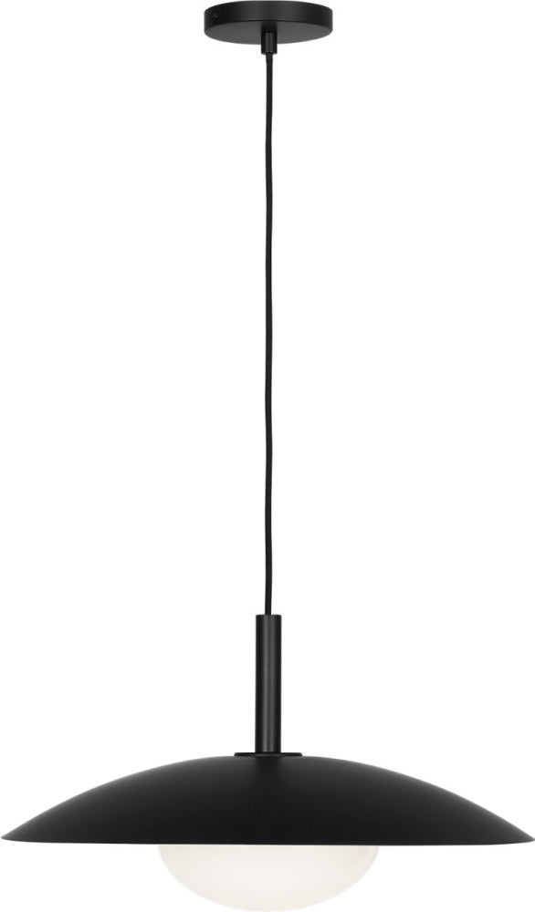 Generation Lighting GLP2041MBK Mont One Light Pendant