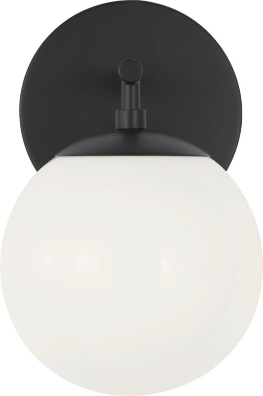 Generation Lighting GLV1831MBK Nube One Light Vanity