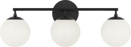 Generation Lighting GLV1853MBK Nube Three Light Vanity