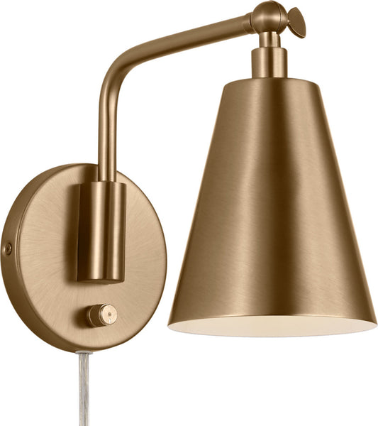 Generation Lighting GLW2001SB Drae One Light Task Sconce