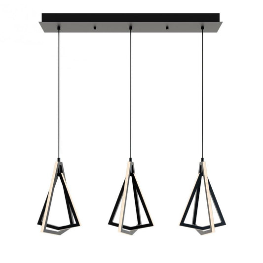 AFX GNAP15L30D1BKLNR3 Gianna Linear Three Pendant 3000K 120V Black