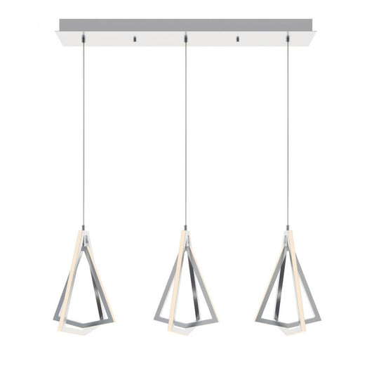 AFX GNAP15L30D1SNLNR3 Gianna Linear Three Pendant 3000K 120V Satin Nic