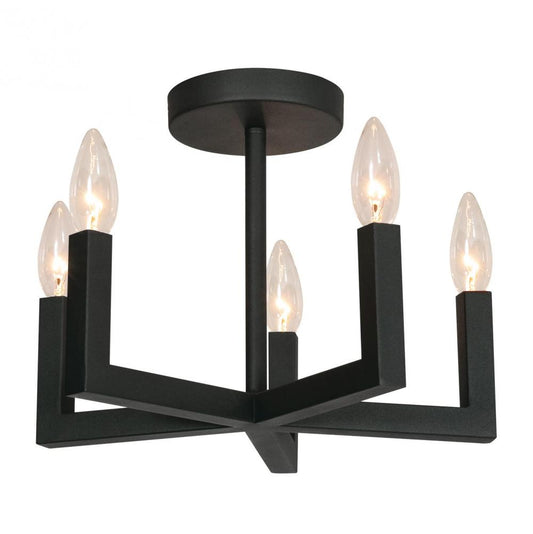 AFX GRCC14CBBK GRACE 6 LIGHT CEILING CANDELABRA BASE