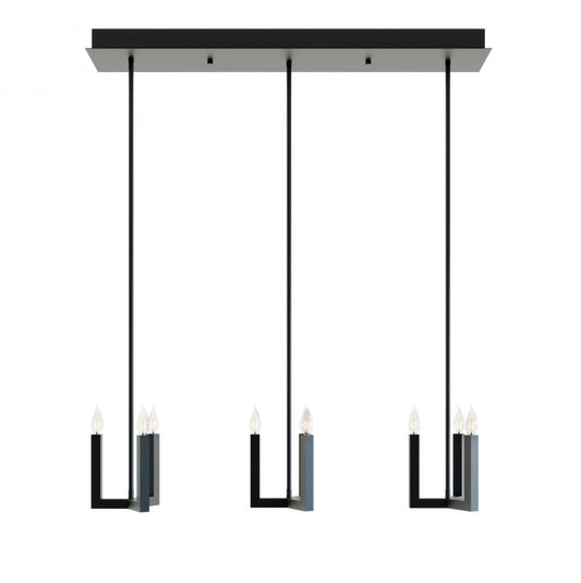 AFX GRCP07CBBKLNR3 Grace 3 Light Mini-Pendant Candelabra Base