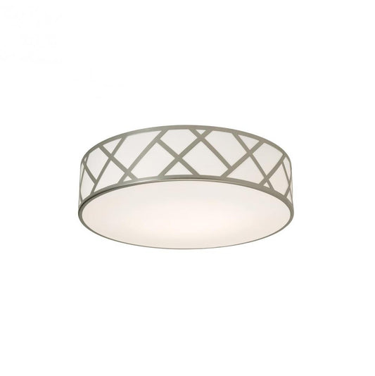 AFX HVNF17MBSN Haven 17'' Med Base Flush Mount - SN w/ WH