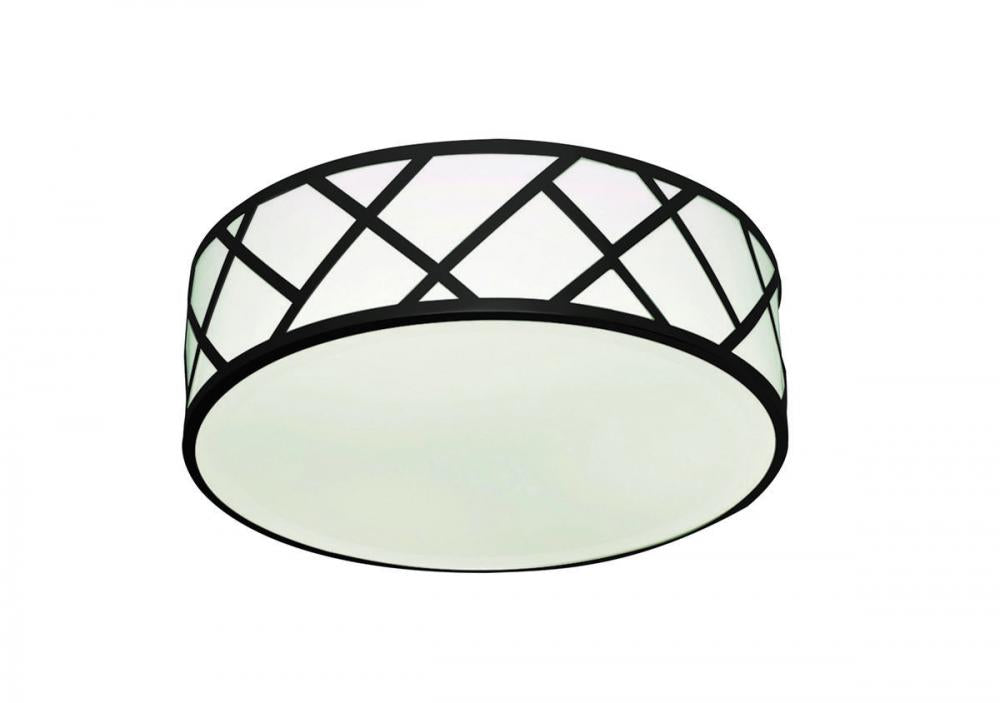 AFX HVNF21LAJUDBK Haven 21'' LED Flushmount - 42W 120-277V - Black