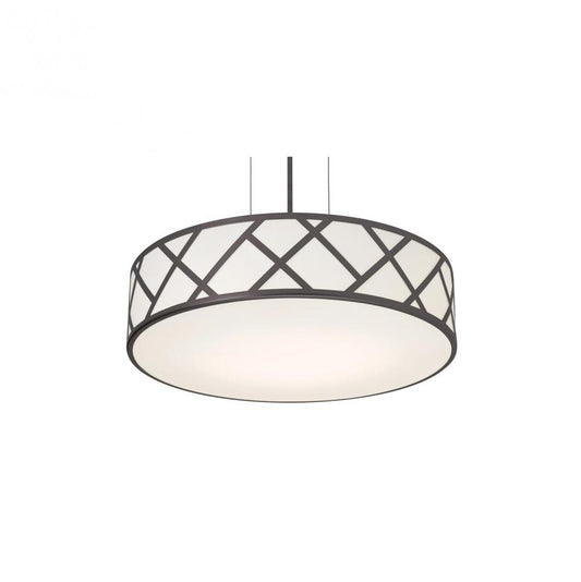 AFX HVNP17MBBK Haven 17'' Med Base Pendant - BK w/ BK
